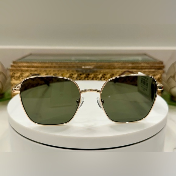NWT Aire - Gold Spiral Square Sunglasses/Sunnies/Shades - Picture 4 of 15